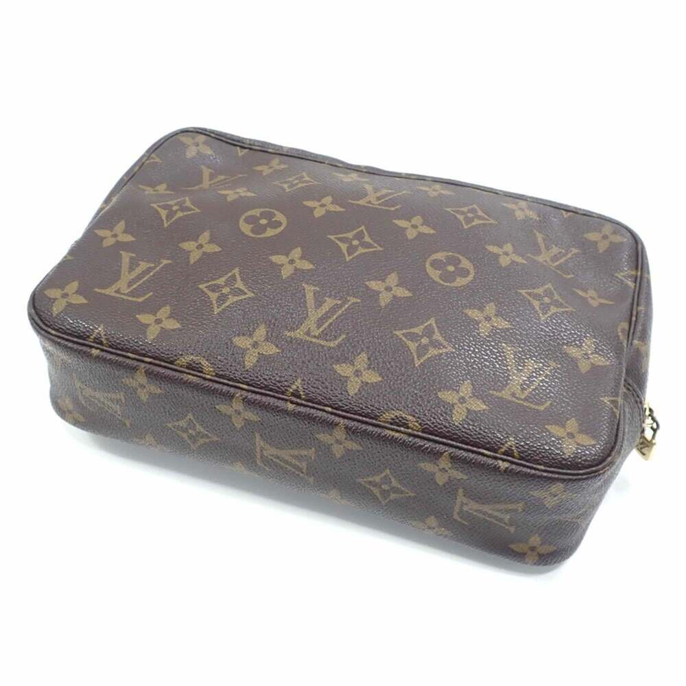 Louis Vuitton Monogram Truss Toilette 23 Women's M47524 Make Clutch Second Bag - Picture 2 of 8